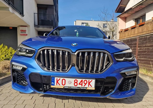 BMW X6 cena 369000 przebieg: 75000, rok produkcji 2019 z Kraków małe 631